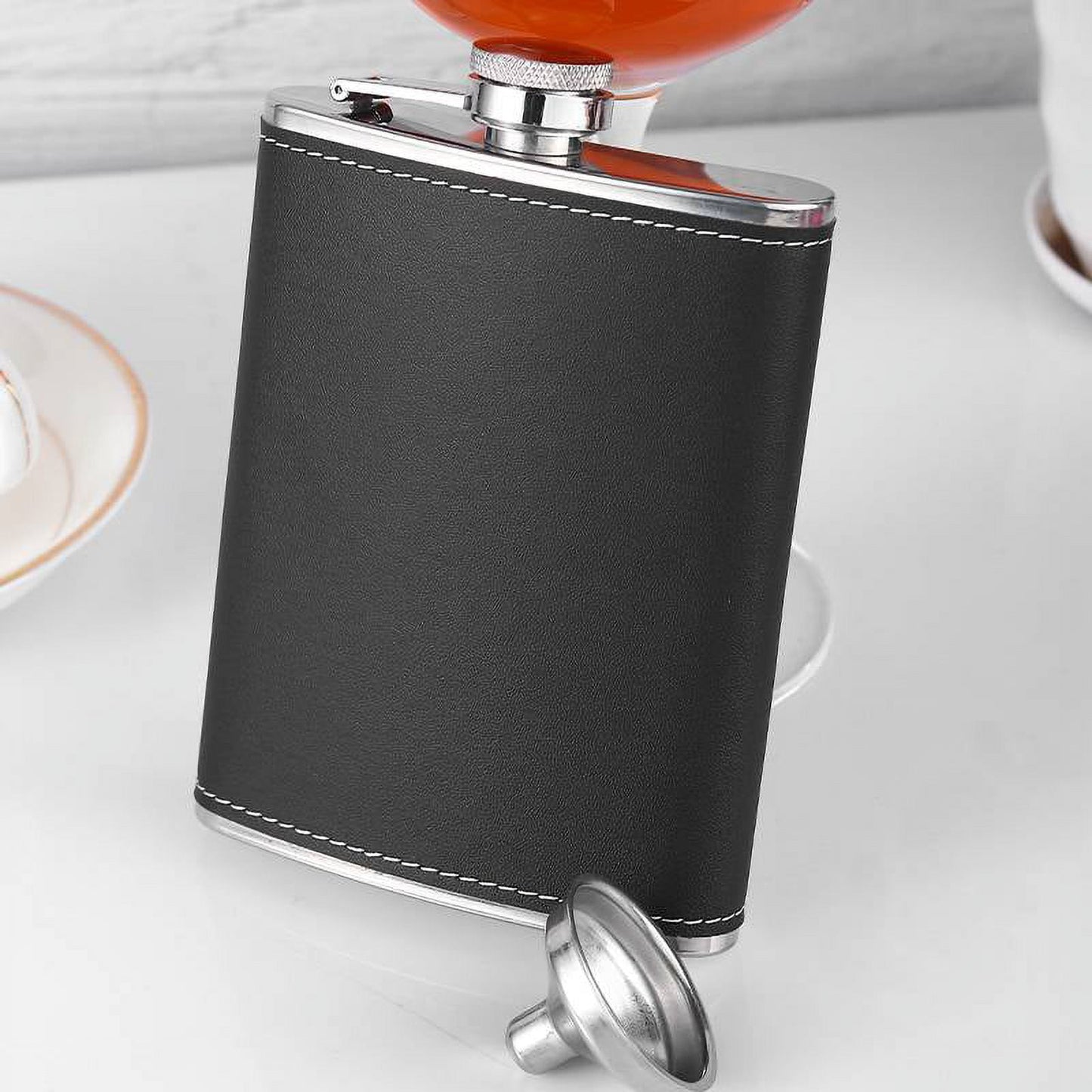 🖤Last day Promotion🔥8oz Portable Stainless Steel Whiskey Flask