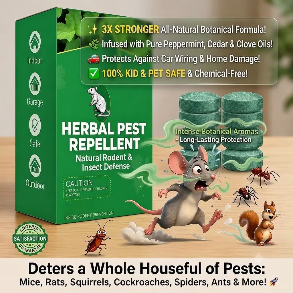 🐀 50% OFF NOW!⚡🟢Rodent-Insect Repellent Tablets - 12 Pack