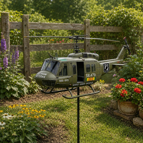 🏆Last Day Promotion: 49% OFF 🎖️-Vietnam Veteran UH-1 Helicopter Wind Spinner- ✈️Buy 2 Free Shipping Today!