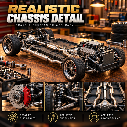 🏁 Classic Fastback DIY Model Car – Build Your Own 1967-Inspired Muscle Icon