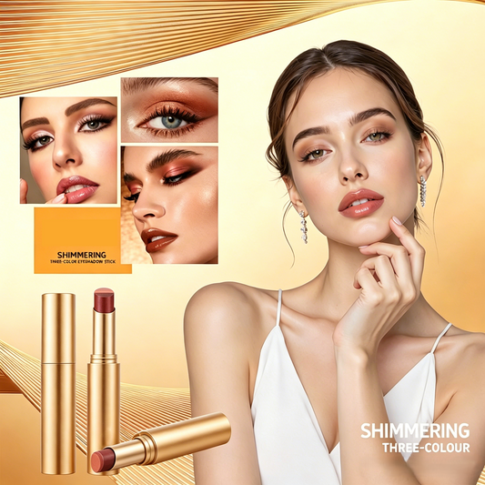 ✨ 3-in-1 Schimmer-Lidschattenstift | Ein Wisch, atemberaubende Augen 💖