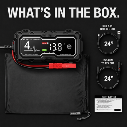 🔥⚡ Portable Car Jump Starter—Starts Up to 10.0L Gas & 8.0L Diesel Engines