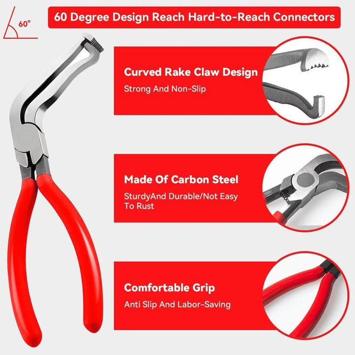 60 degree automotive connector release pliers