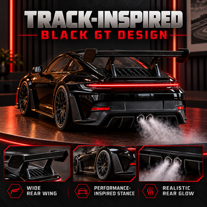 🏎️💨 Sports Car Model with Exhaust Mist Effect – Gift for Car Lovers