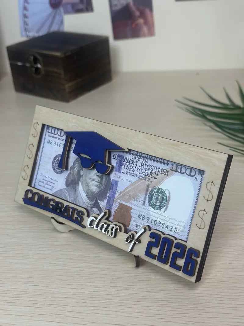 ⏰Ends Today: 50% OFF!👏Class of 2026 Graduation Money Holder – Stylish, Sentimental, Unforgettable