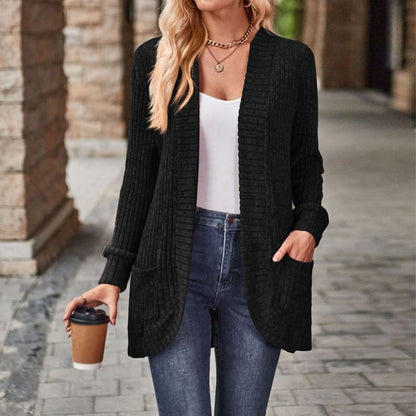 Womens Long Cardigan Lightweight Sweater