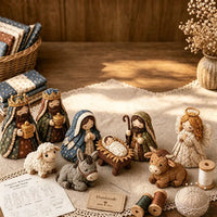 Complete Bethlehem Manger Scene