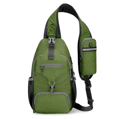 ⏰Letzter Tag der Aktion🔥 Perfekt zum Wandern und Reisen ✨Packbarer kleiner Umhänge-Rucksack mit Seitentasche