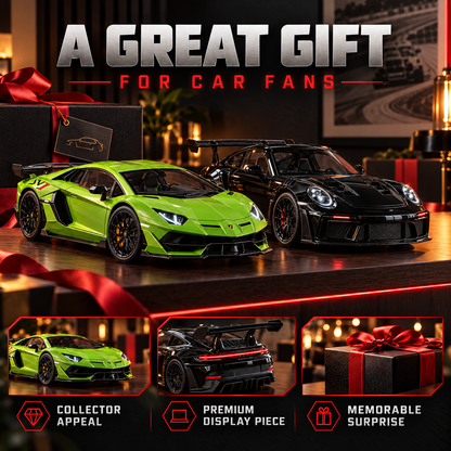 🏎️💨 Sports Car Model with Exhaust Mist Effect – Gift for Car Lovers
