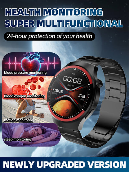 🌎Ends Today: 70% OFF! 🔥【24-hour health check】Steel Band Watch4 Pro⌚Mount Sinai Hospital physician recommended