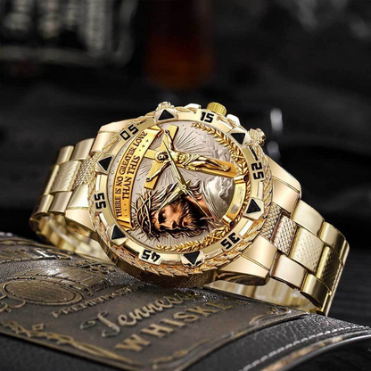 ❤️✝️ Today 49% OFF🔥 Custom Jesus Christ Crucifix Watch | A Timeless Christian Faith Gift for Family & Friends