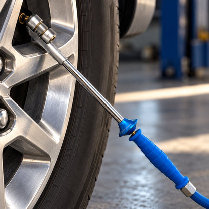🚛 Dual-Wheel Tire Inflation Extension Rod – Reach Hard-to-Access Valves with Ease 🔧