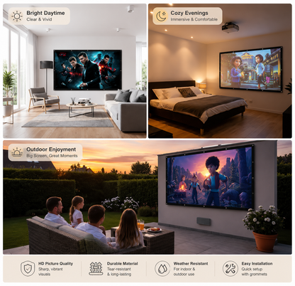 🔥 Last Day Promotion 🔥Ambient Light Rejecting (ALR) Projector Screen