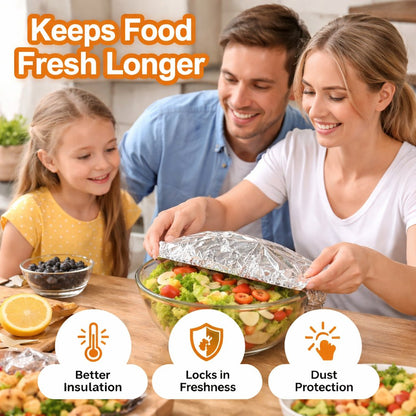 🔥Final Day Sale🔥 50 Hitzeschutzhüllen aus Aluminiumfolie, plastikfrei 🥘
