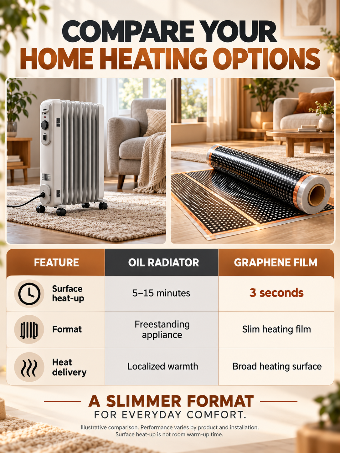 🔥 2026 New Graphene Wall Heater – German-Inspired Heating Technology for Cozy Winter Comfort ❄️🏠