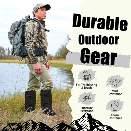 🛠️Unisex Verstellbare Outdoor-Gamaschen, schlangenresistent