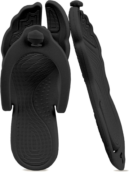 ⏰Last day Promotion🔥Flip Flops for Women Men 🩴Travel Slippers Shower Shoes Foldable🛀 Bathroom ⛺️Camp🏖️ Beach Sandals Lightweight Non-Slip Quick Dry