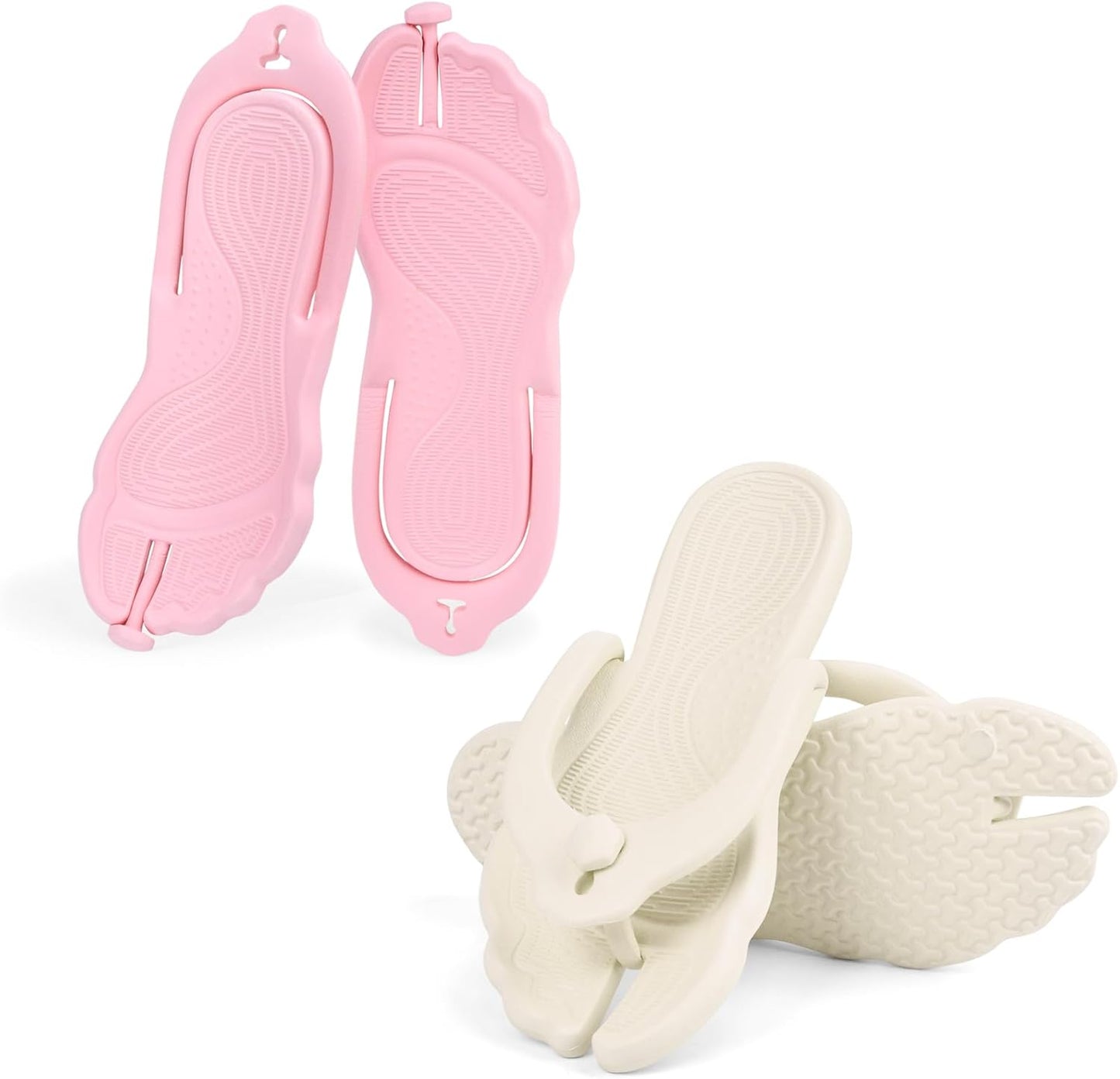 ⏰Last day Promotion🔥Flip Flops for Women Men 🩴Travel Slippers Shower Shoes Foldable🛀 Bathroom ⛺️Camp🏖️ Beach Sandals Lightweight Non-Slip Quick Dry