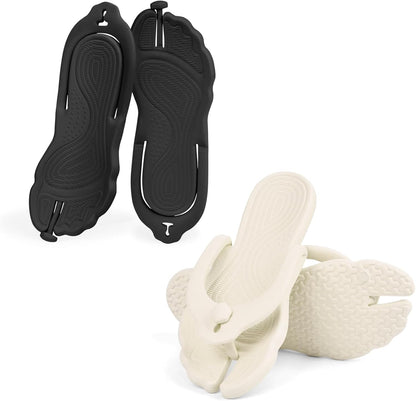 ⏰Last day Promotion🔥Flip Flops for Women Men 🩴Travel Slippers Shower Shoes Foldable🛀 Bathroom ⛺️Camp🏖️ Beach Sandals Lightweight Non-Slip Quick Dry
