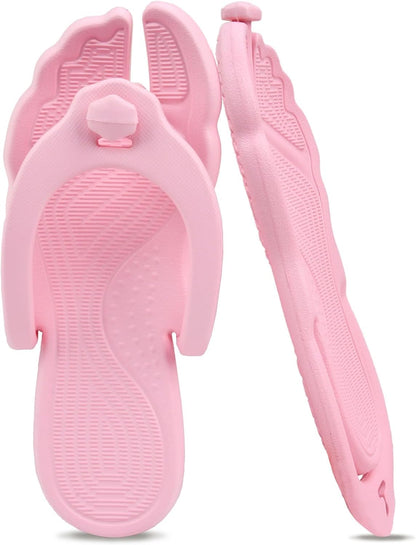 ⏰Last day Promotion🔥Flip Flops for Women Men 🩴Travel Slippers Shower Shoes Foldable🛀 Bathroom ⛺️Camp🏖️ Beach Sandals Lightweight Non-Slip Quick Dry
