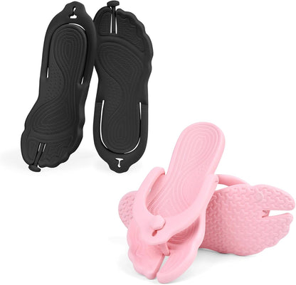 ⏰Last day Promotion🔥Flip Flops for Women Men 🩴Travel Slippers Shower Shoes Foldable🛀 Bathroom ⛺️Camp🏖️ Beach Sandals Lightweight Non-Slip Quick Dry