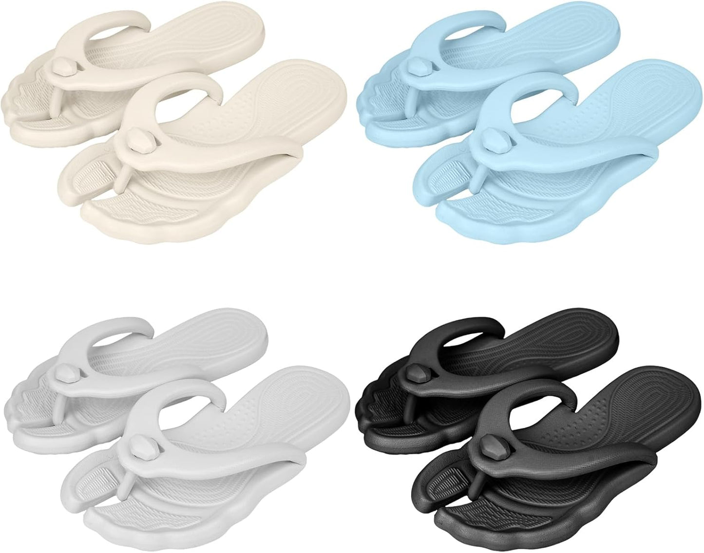 ⏰Last day Promotion🔥Flip Flops for Women Men 🩴Travel Slippers Shower Shoes Foldable🛀 Bathroom ⛺️Camp🏖️ Beach Sandals Lightweight Non-Slip Quick Dry