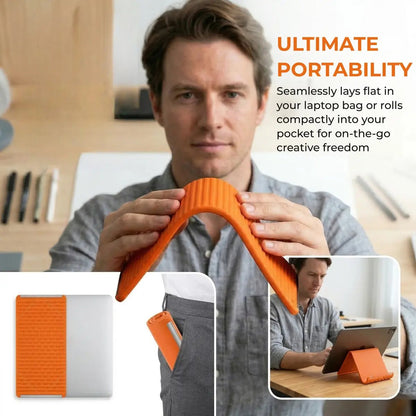 ⏰Ends Today: 50% OFF!👏Flexible silicon  Phone holder stand, Bendable Rollable Foldable Design