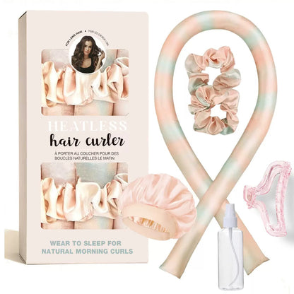 🏅🎁Buy 3 Get 20% Off🔥Heatless Curling Rod Headband👩Get Natural, Voluminous Curls While You Sleep 😍