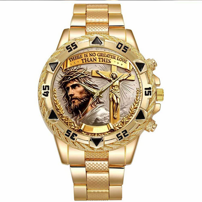 ❤️✝️ Today 49% OFF🔥 Custom Jesus Christ Crucifix Watch | A Timeless Christian Faith Gift for Family & Friends