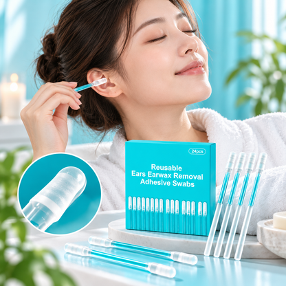 👂✨ Reusable Earwax Cleaning Swabs – Gentle, Easy & Mess-Free Ear Care