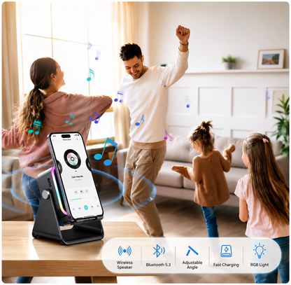 🚀2026 Hot Sale🚀New Wireless Induction Audio Speaker Stand