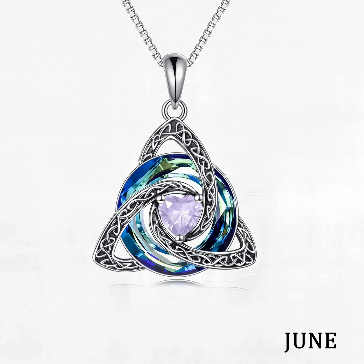 💎 Celtic Knot Birthstone Necklace for Women – A Meaningful Gift for Someone Special