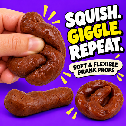 💩7-Piece Realistic Fake Poop Prank Set – Funny Gag Gift for Friends