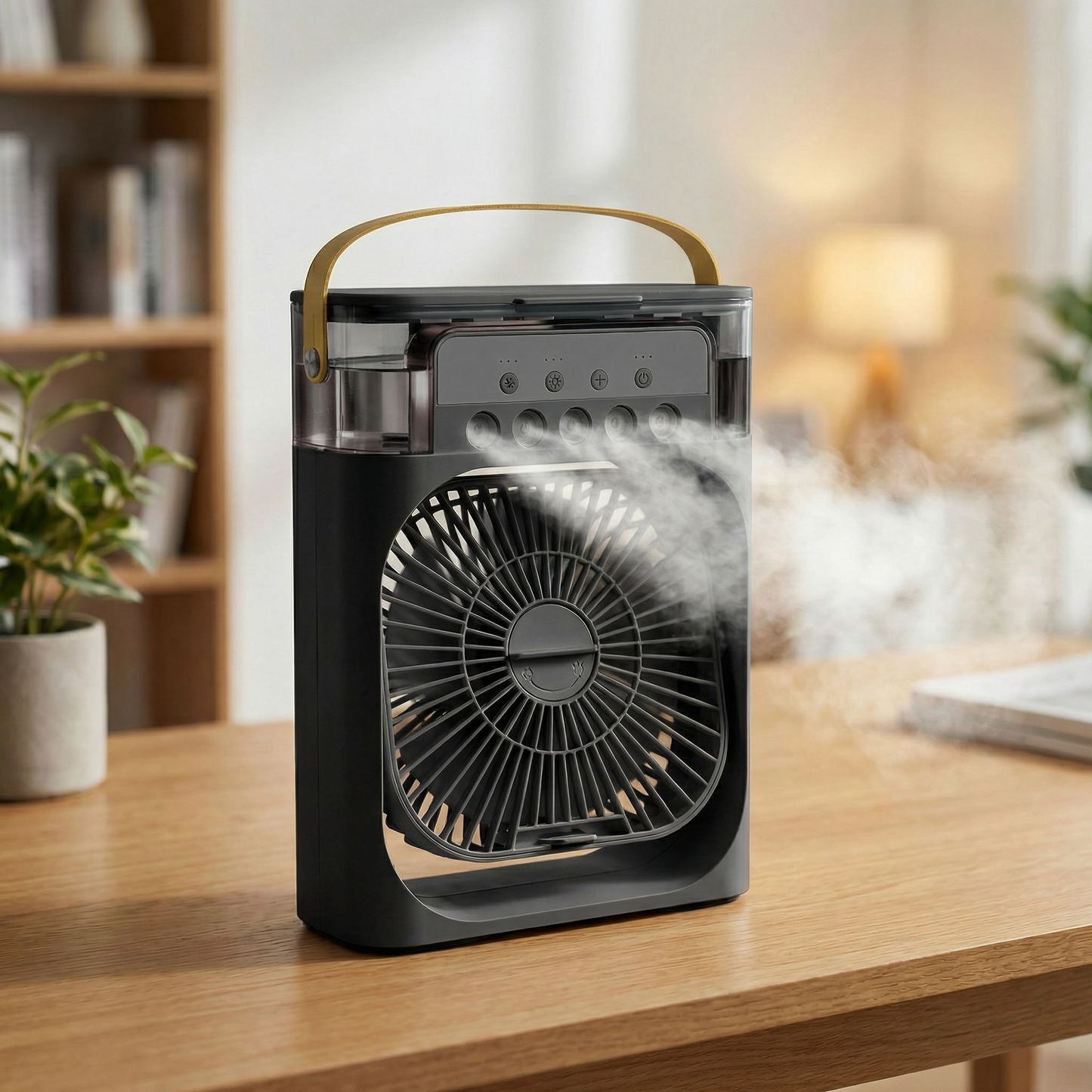 AirFlow Rafraîchisseur d’Air Portable | Mini Climatiseur Silencieux USB | Ventilateur Humidificateur 3 en 1 Compact