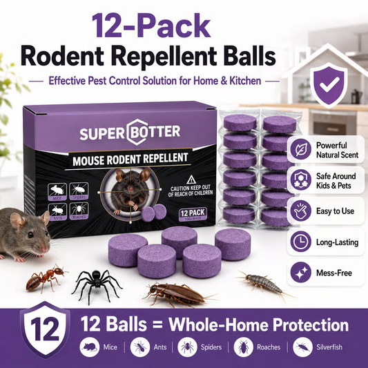 12-Pack Rodent Repellent Balls🐭Natural Pest Control🌿