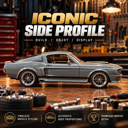 🏁 Classic Fastback DIY Model Car – Build Your Own 1967-Inspired Muscle Icon