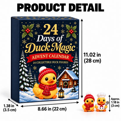 🦆24-Day Christmas Duck Advent Calendar – 24 Collectible Duck Figures