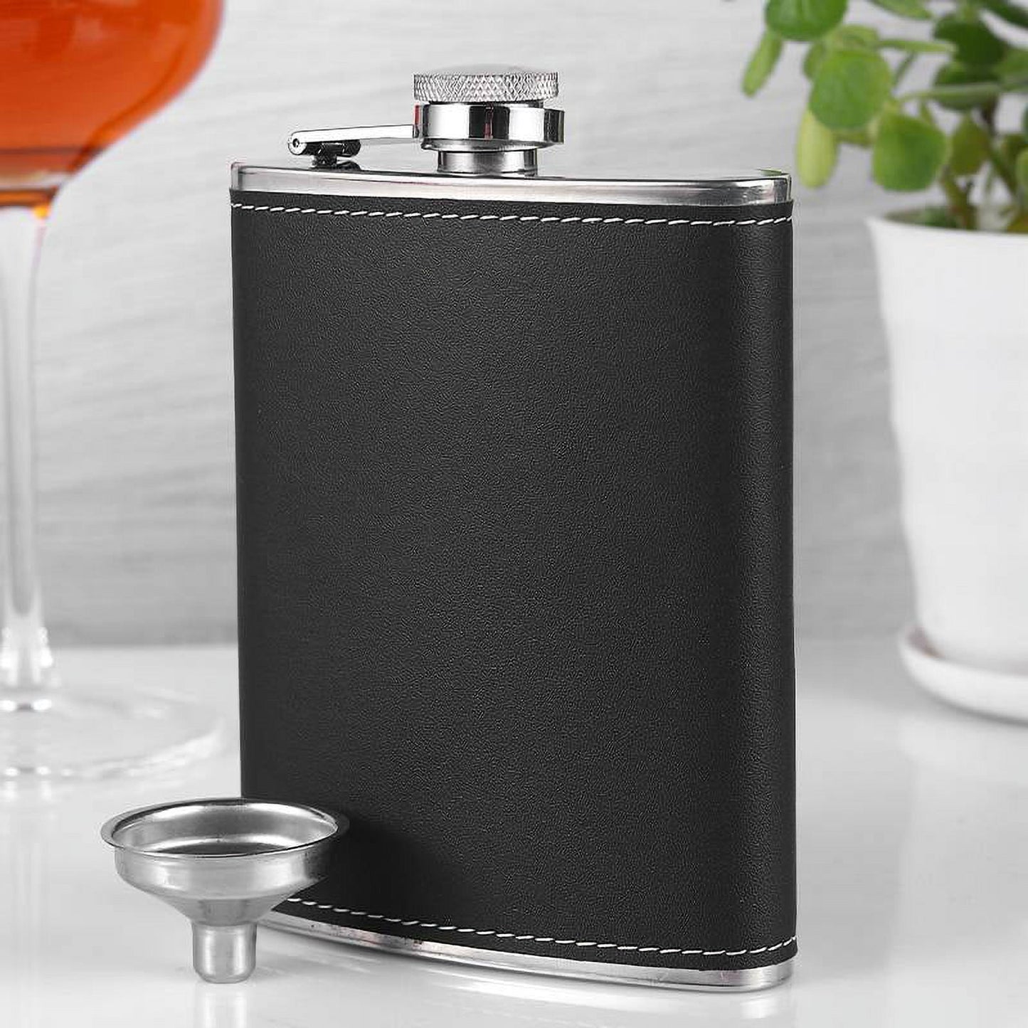 🖤Last day Promotion🔥8oz Portable Stainless Steel Whiskey Flask