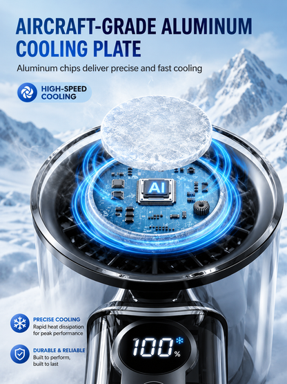 💥 50% OFF FLASH SALE! Bladeless Portable Cooling Fan – 100+ Speeds, Digital Display ❄️🌀 【Limited Time】