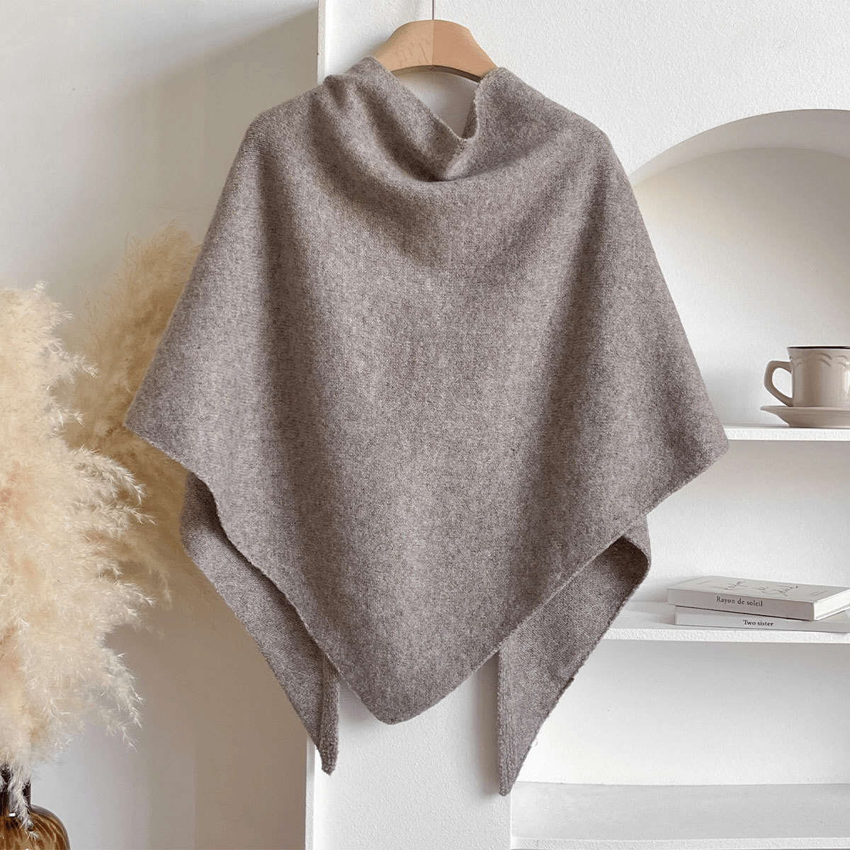 Women's Solid Color Scarf Casual Soft Comfortable Shawl for Daily Wear