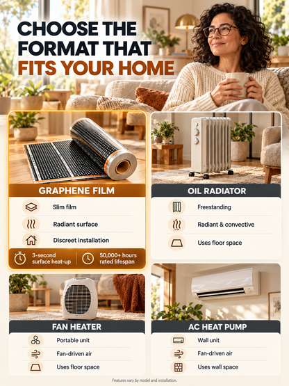 🔥 2026 New Graphene Wall Heater – German-Inspired Heating Technology for Cozy Winter Comfort ❄️🏠