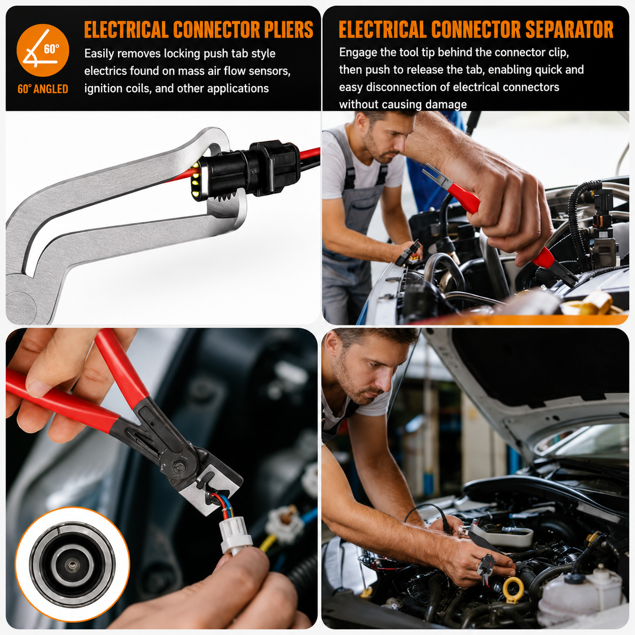 ⏰️Last Day Promotion🛠️Automotive Electrical Disconnect Pliers Kit