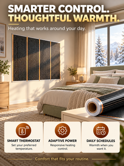 🔥 2026 New Graphene Wall Heater – German-Inspired Heating Technology for Cozy Winter Comfort ❄️🏠