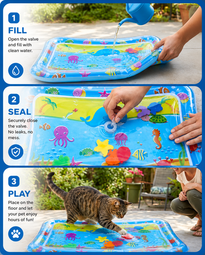 🚀2026 Hot Sale❄️Pet Water Sensory Mat❄️
