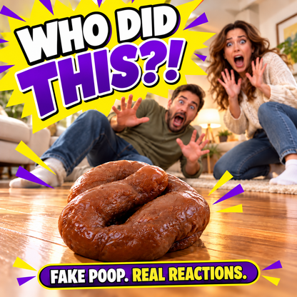 💩7-Piece Realistic Fake Poop Prank Set – Funny Gag Gift for Friends