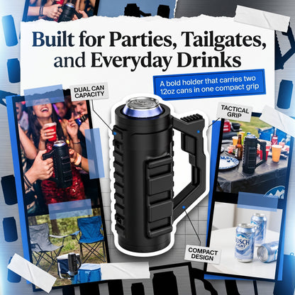 ⏰Last day Promotion🔥Tactical Assault Beverage Holder – The Ultimate Can Carrier for Any Occasion