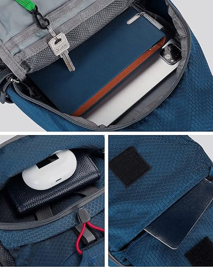 ⏰Letzter Tag der Aktion🔥 Perfekt zum Wandern und Reisen ✨Packbarer kleiner Umhänge-Rucksack mit Seitentasche