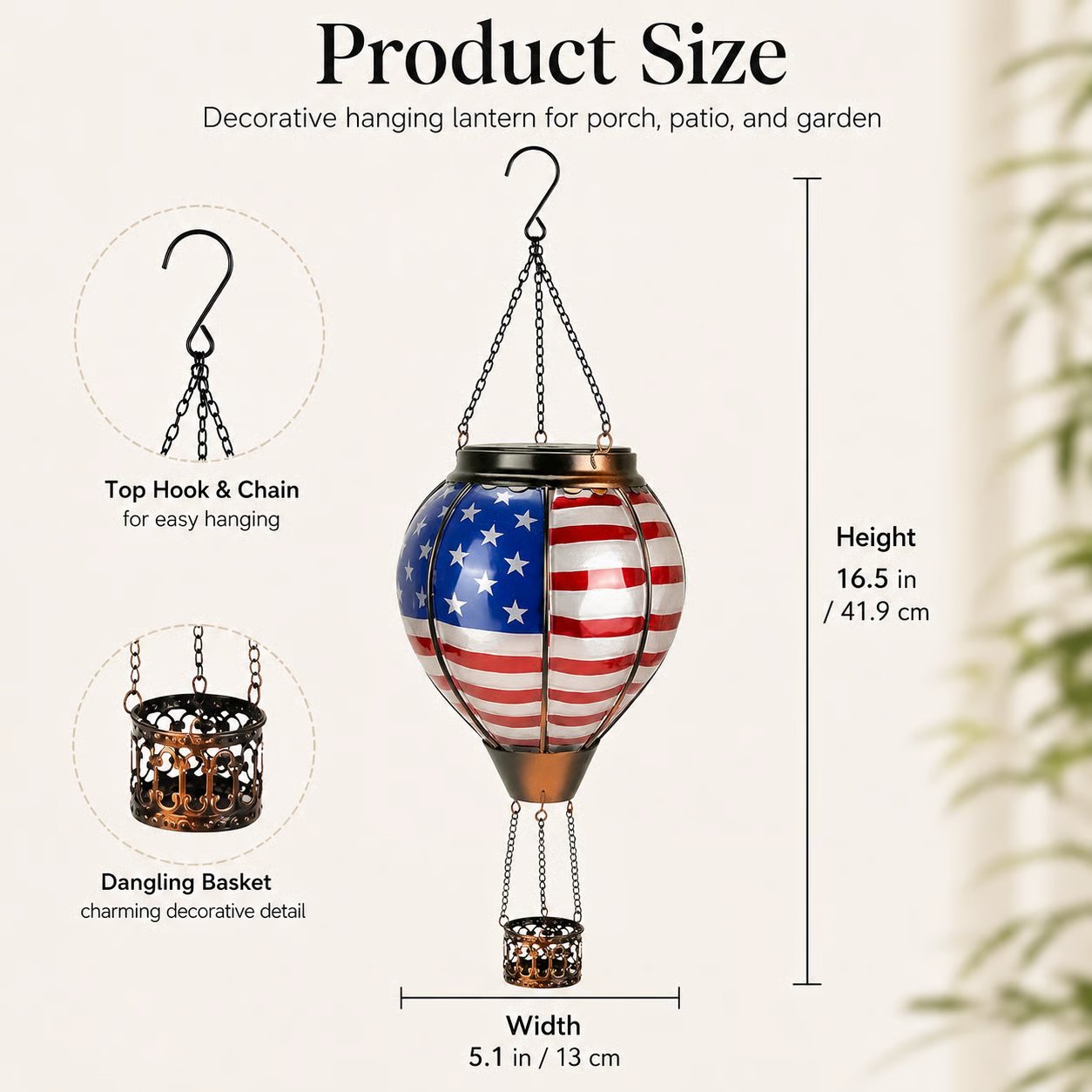 ⏰Last day Promotion🏆75K+ SOLD! 🔥250th Anniversary Solar Hot Air Balloon Lantern