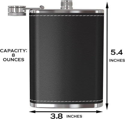 🖤Last day Promotion🔥8oz Portable Stainless Steel Whiskey Flask