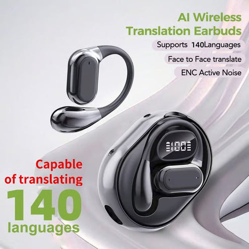 🏆AI-Übersetzung drahtlose OWS Bluetooth 5.4 Kopfhörer (kompatibel mit iOS und Android)
